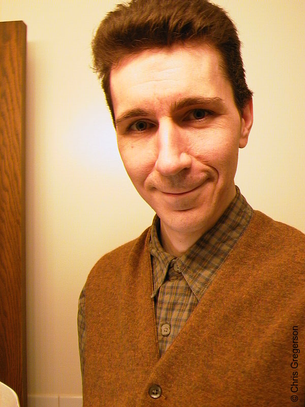 Photo of Portrait of Man in Sweater-Vest(1409)