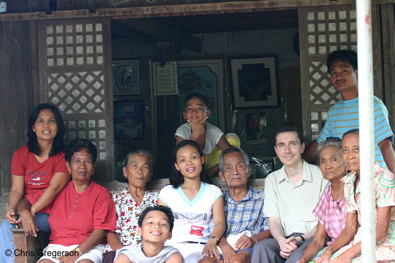 Photo of Portrait of the Corpuz-Baldovi Family in Barangay Las-Ud, Badoc, Ilocos Norte(6372)
