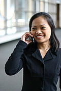 Businesswoman on Cell Call