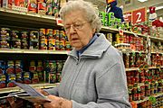 Grandmother Doing Grocery Shopping