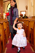Athena Leaving Church