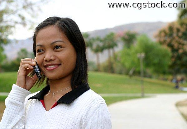 Asian On The Phone 98