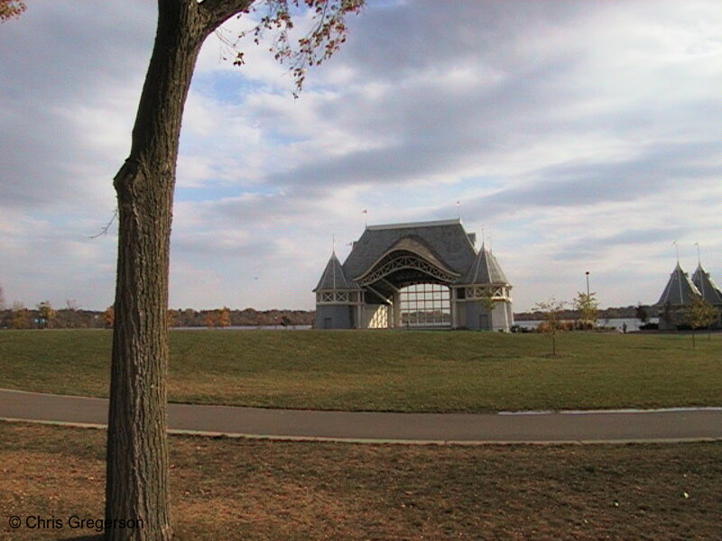 Photo of Lake Harriet Bandshell in Fall(1073)