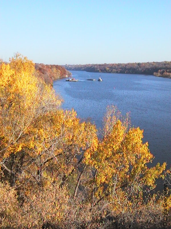 Photo of Mississippi from Ford Parkway Bridge(1115)