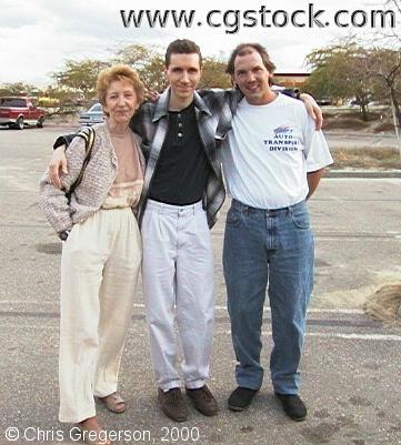 Photo of Linda, Chris and Marc in California(1223)