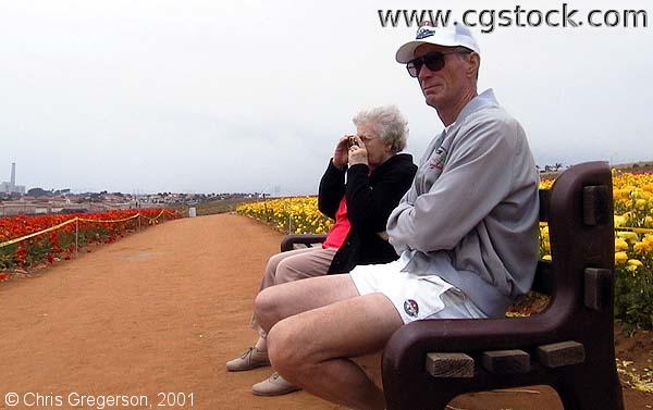 Photo of Alice and Paul at the Flower Fields(1449)