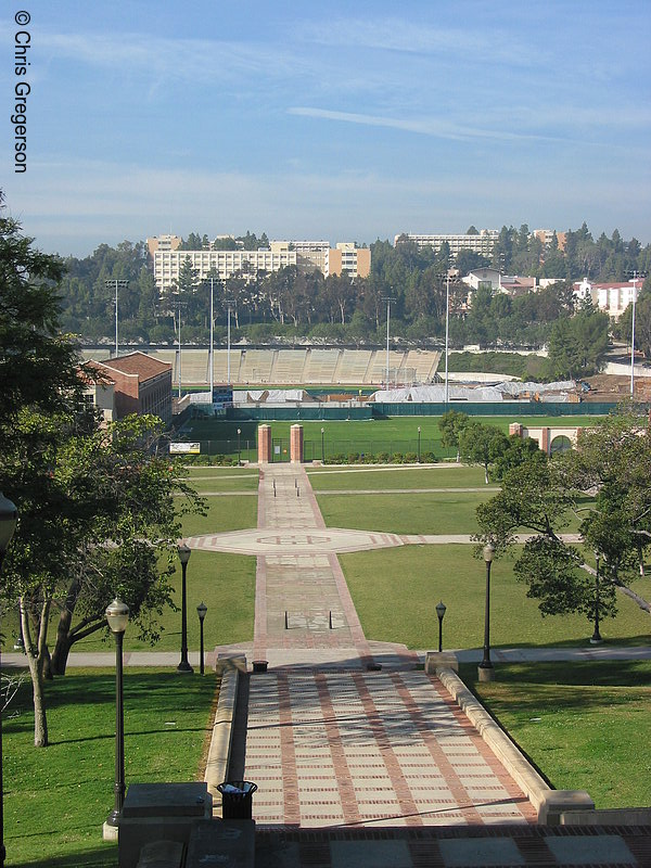 Photo of Janss Steps, Wilson Plaza, and Drake Stadium(1727)