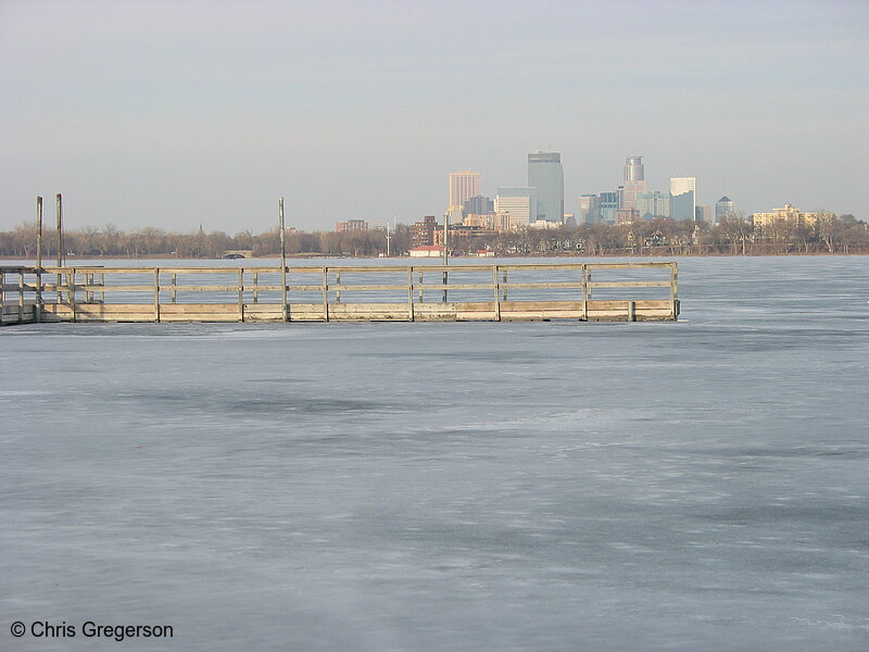 Photo of Skyline and Frozen Lake(1832)