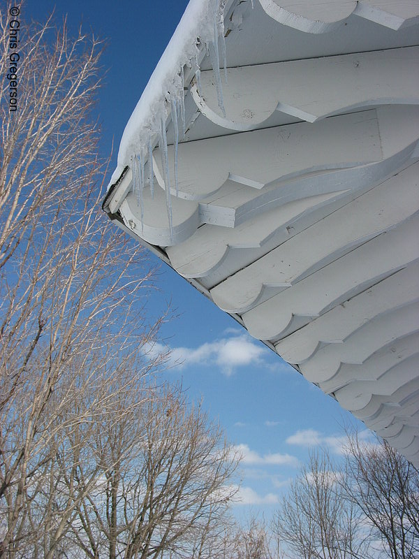 Photo of Icicles and Sky(1862)