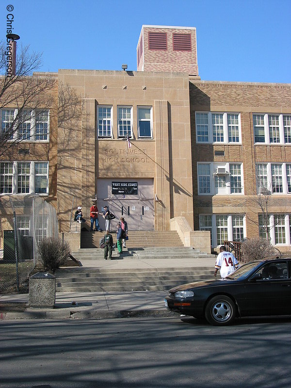 Photo of Southwest High School Entrance(1863)