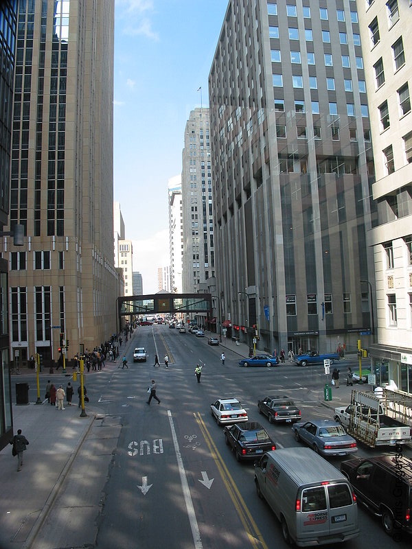 Photo of Marquette Avenue at 7th Street South(1874)