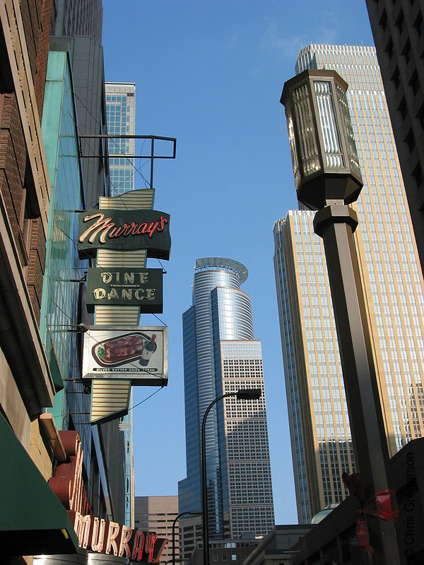 Photo of Murray's Marquee and Skyscrapers(1879)