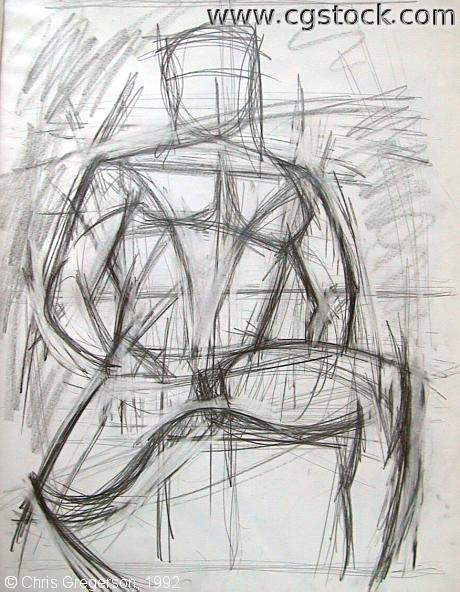 Photo of Abstract Male Figure(1933)