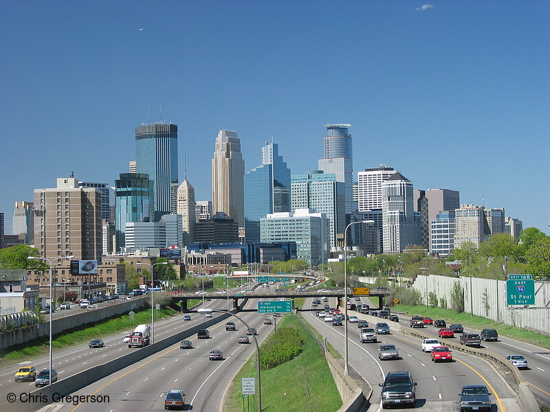 Photo of Downtown Minneapolis Skyline(1988)