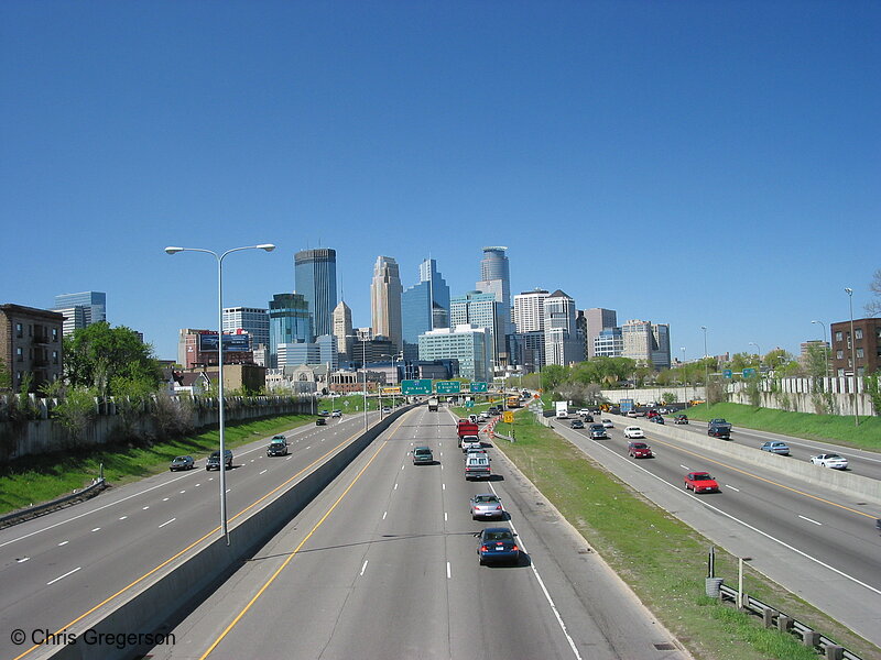 Photo of Downtown Minneapolis Skyline(1990)