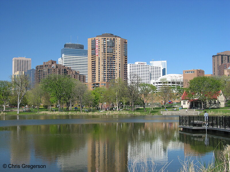 Photo of Loring Lake in Loring Park(1993)