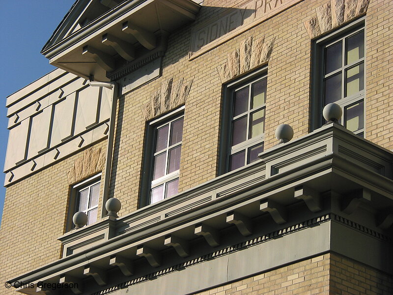 Photo of Detail of Sydney Pratt School Building(2024)