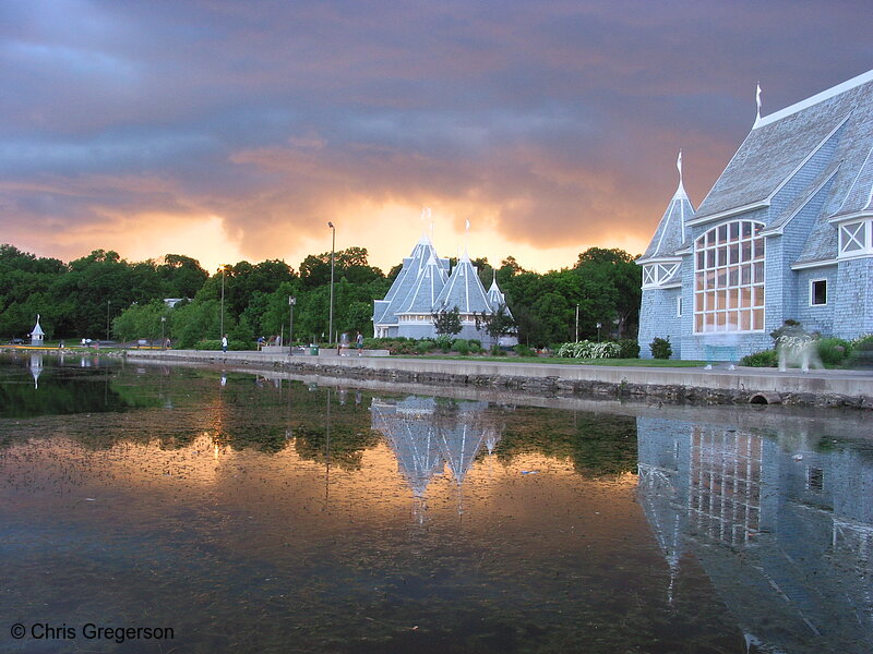 Photo of Lake Harriet Bandshell with Stormclouds(2085)