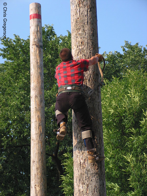 Photo of Pole Climb, Ironjack Lumberjack Show(2293)