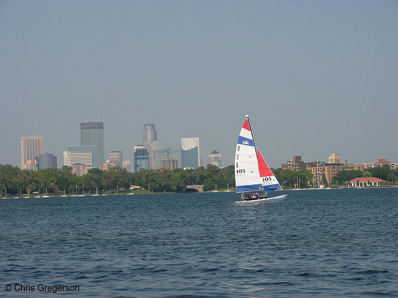 Photo of Sailboat on Lake Calhoun(2312)