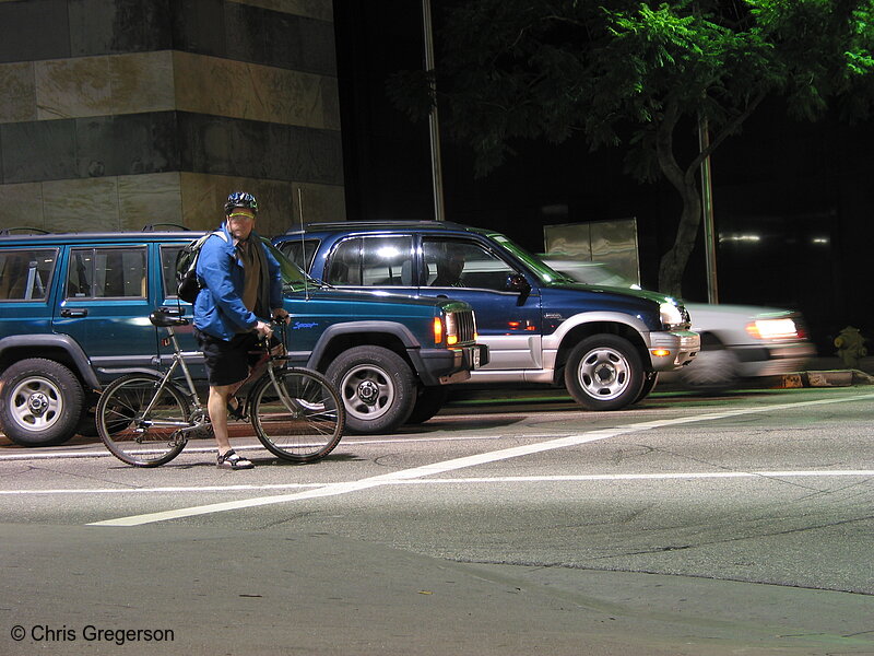 Photo of Traffic stopped on Westwood at Wilshire, Los Angeles(2637)