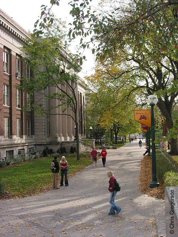 Photo of Sidewalk on Northrop Mall(2950)