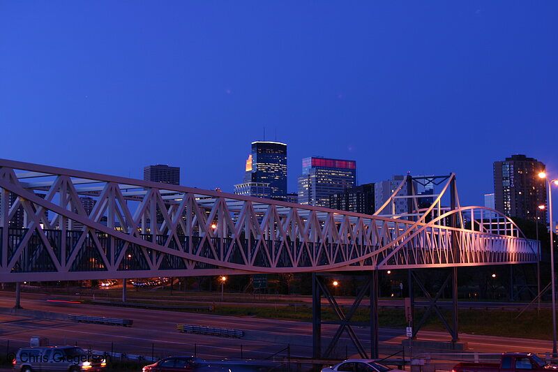 Photo of Irene Hixon Whitney Footbridge at Night(3184)