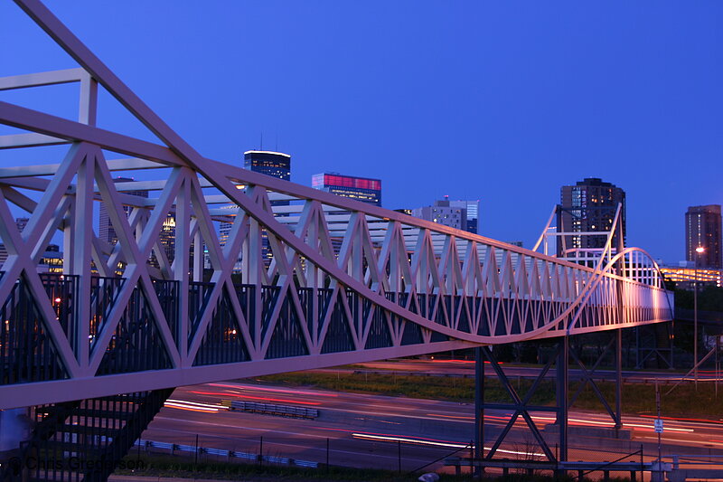 Photo of Irene Hixon Whitney Footbridge at Night(3185)