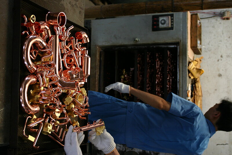 Photo of Copper Parts, Hengsheng Factory, China(3437)