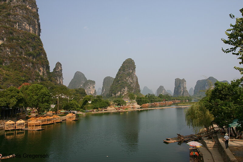 Photo of River and Karst Mountain Peeks(4624)