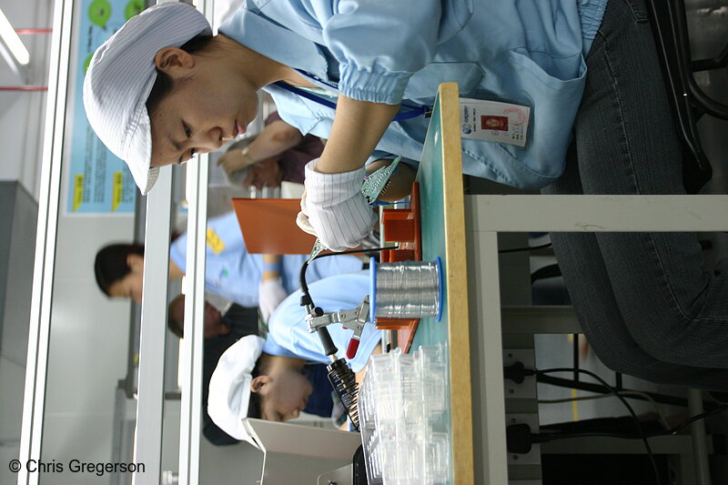 Photo of Electronics Assembly Line(4881)