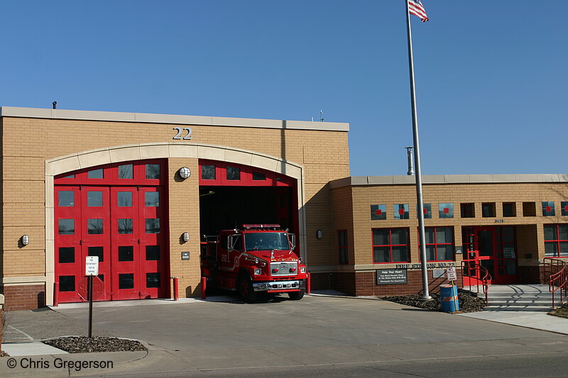 Photo of Fire Engine Leaving the Station  (4987)