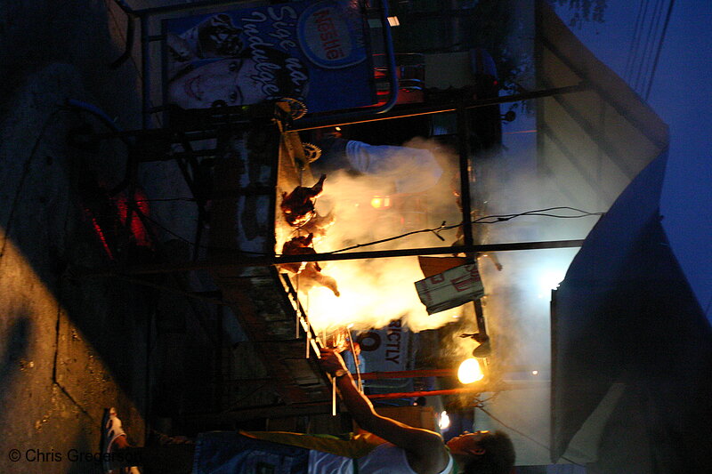 Photo of Roast Chicken Stand, Angeles City Street at Night(5023)