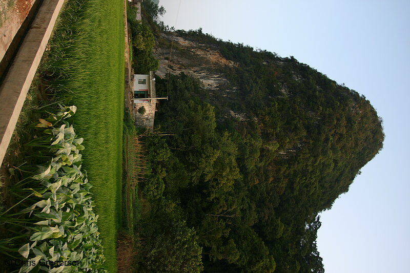 Photo of Rural Chinese Farm Among Kurst Mountains(5053)