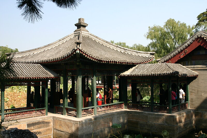 Photo of Pagoda-Type Patio by the Front Lake, Summer Palace, Beijing(5154)