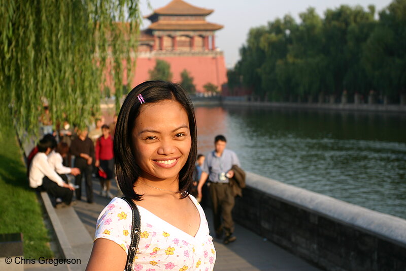 Photo of Young Woman at the Forbidden City(5177)