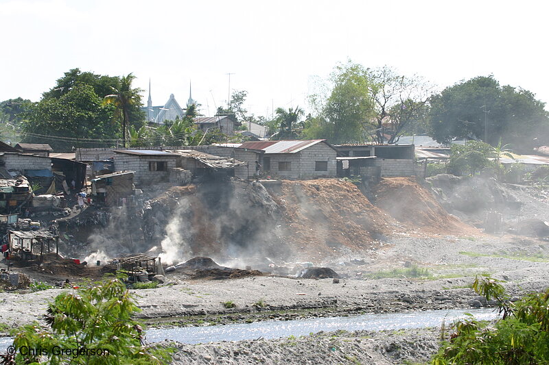 Photo of Picture of Charcoal Making at the Foundation of a House(5267)