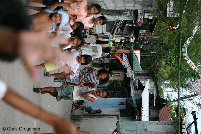 Photo of Alley with Children Playing(5271)