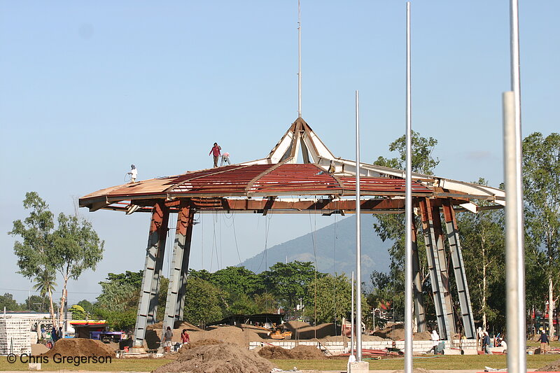 Photo of Picture of the First Stages of Construction of the Bayanihan Park in Clark, Pampanga(5292)