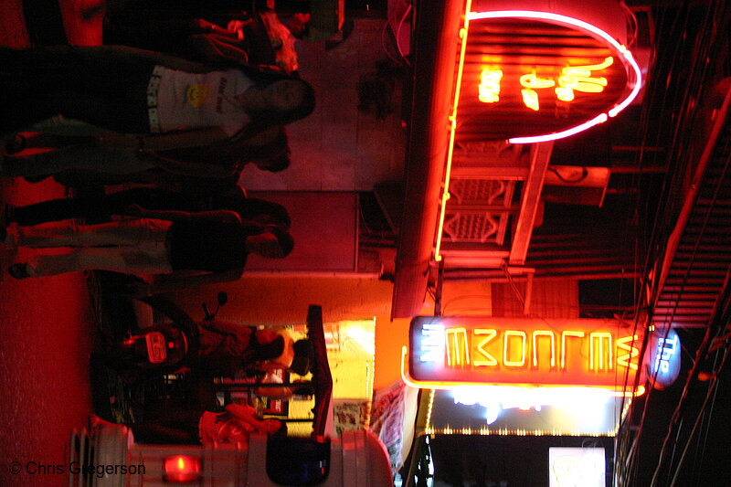 Photo of Busy Street Showing Women Strolling in Front of The Welcome Inn(5296)