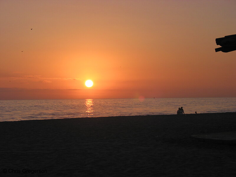 Photo of Sunset Across the Pacific, Oceanside, California(5318)