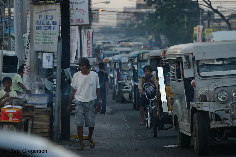 Photo of Traffic on MacArthur Highway in Angeles City, Pampanga(5363)