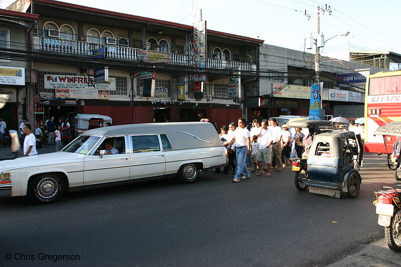 Photo of Funeral Procession in Angeles City, Pampanga, the Philippines(5381)