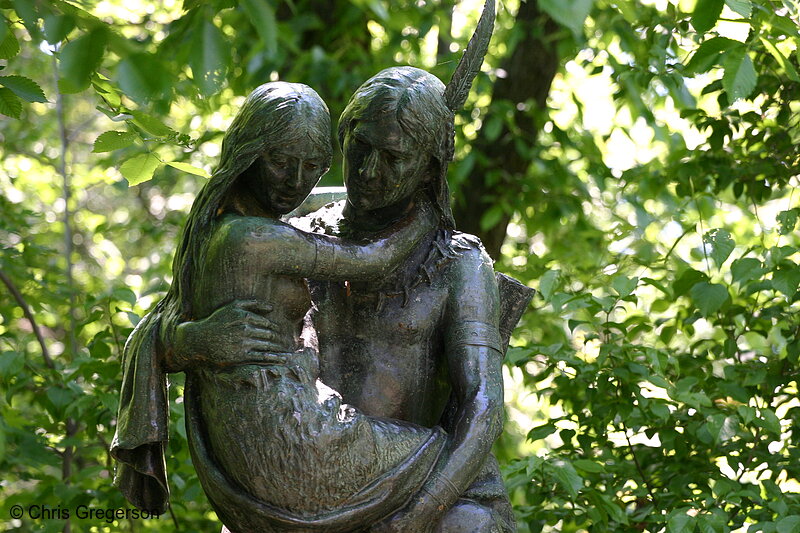 Photo of Statue of Nokomis and Hiawatha in Minnehaha Park(5463)