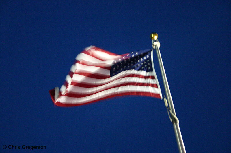 Photo of Waving American Flag(5473)