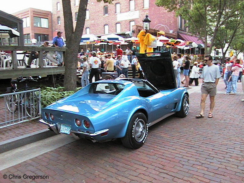 Photo of Art of Classic Cars Blue Corvette(554)