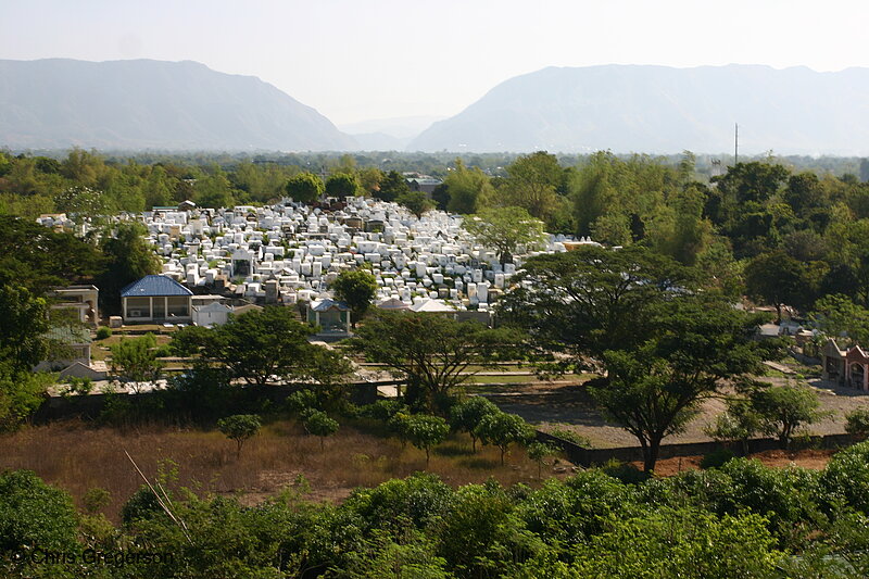 Photo of Cemetery Crowded with Gravestones in Vigan, Ilocos Sur, Philippines(5562)