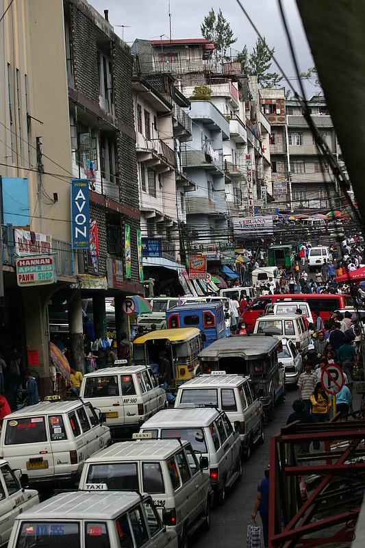 Photo of The Traffic Along Kayang Street in Baguio City, Philippines(5749)