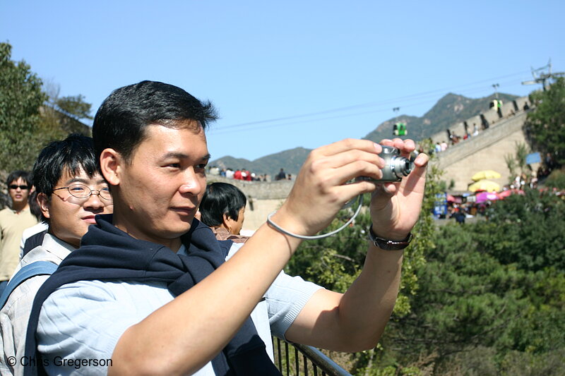 Photo of William Taking a Photo of Great Wall of China(5858)