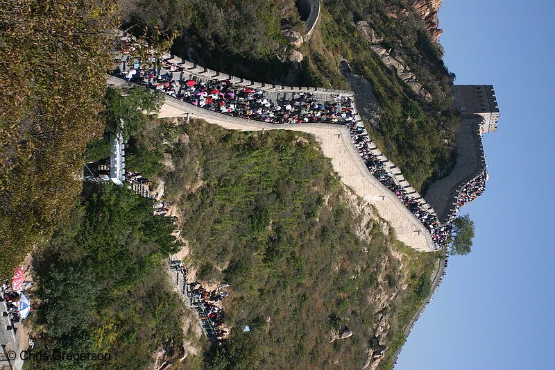 Photo of The Winding Great Wall of China near Badaling(5861)